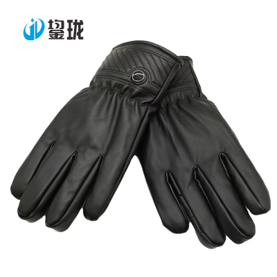 鋆珑 加绒保暖防风皮棉手套 JL-DZ02 副