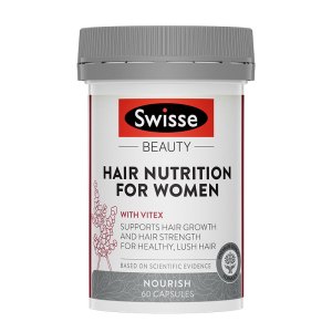 Swisse斯维诗女士头发营养复合胶囊60粒/瓶装 澳洲原装进口 复合维生素矿物质生物素锌 膳食营养补充剂 女士保健品