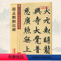[正版]学海轩赵孟頫胆巴碑碑帖墨点彩色本第二辑附简体旁注赵体赵孟俯楷书毛笔字帖书籍书法成人学生临摹古帖鉴赏湖北美术出版