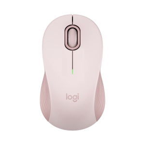 罗技(Logitech)M550无线蓝牙鼠标 办公蓝牙鼠标人体工学双模鼠标大小手可选男女通用 粉色