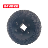娄卓婷婷如意 平丝钢丝轮打磨轮冲洗机钢丝刷 55*42*210mm 个