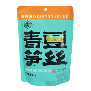 老城隍庙青豆笋丝袋装200g中华老字号年货休闲零食品