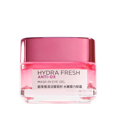 欧莱雅（LOREAL）清润葡萄籽水嫩膜力眼霜15ml（女士眼霜滋润眼周肌肤补水保湿滋润）