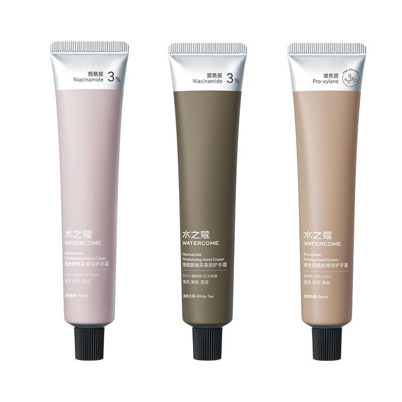 水之蔻(watercome) 护手霜40g三支装(白桃+白茶+白檀)
