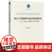 2024新书 执行不能案件退出机制研究 以个人执行不能案件为研究对象 孙吉旭 著 法律出版社