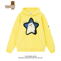YANXU亿万少年奶甜系猫咪连帽卫衣男女情侣甜酷辣妹Y2K外套ins