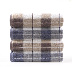 洁玉 纪念册竹棉34*75cm毛巾2条 灰+棕 J1023F-2