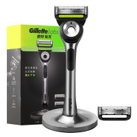 吉列极光刀非电动潮酷剃须刀 手动刮胡刀 1刀架2刀头+磁吸座