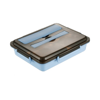 卫未来 不锈钢饭盒 四格(勺筷+汤碗) 个