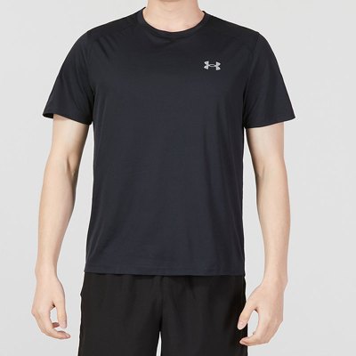 UA安德玛男子新款训练舒适透气健身运动速干短袖T恤1371129-001 ZP