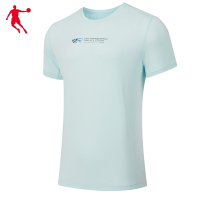 乔丹 短袖T恤衫 梭织T恤 衫男T恤 KHS13231422 男款 云水蓝 3XL码 件