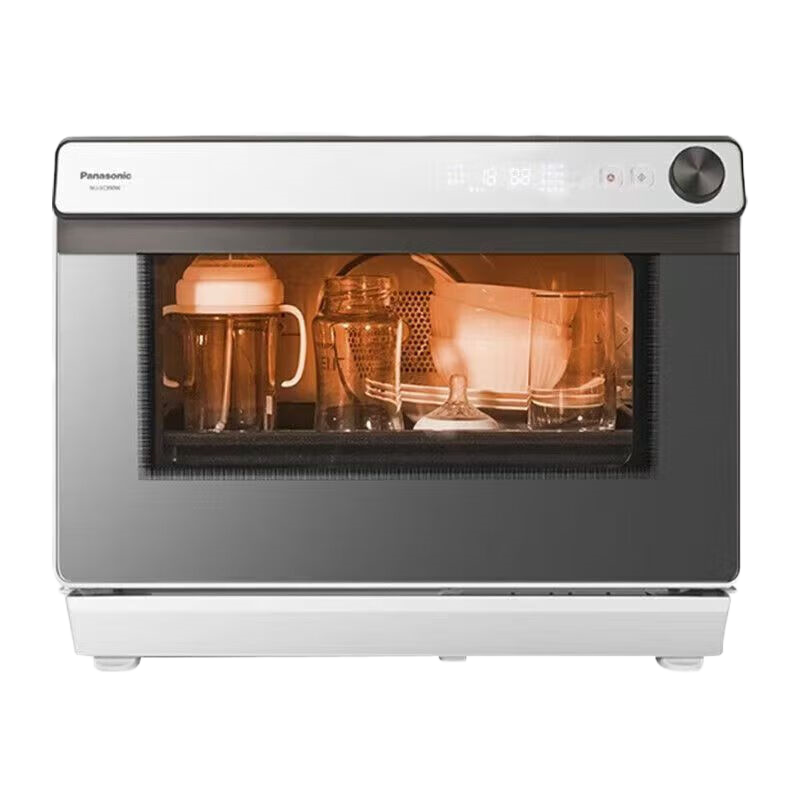松下(Panasonic)31L家用蒸烤箱 电烤箱 蜂巢循环蒸烤一体机双直喷纯蒸智能菜单NU-SC85MW