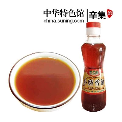 虎之缘-小磨香油-260ml*1瓶小磨香油纯香芝麻油凉拌调味烹饪火锅香油*1瓶
