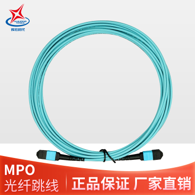 辉宏时代MPO-LC24芯多模万兆OM4光纤跳线40G模块光纤连接线5米