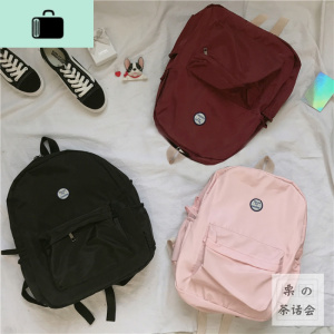 茶话会日系森系文艺背包少女小清新双肩包女生可爱萌高中学生书包NEW LAKE