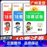 综合提分套装❤️语文数学英语 共3册 小学升初中 [正版]2025版 小学毕业升学复习18套试卷语文数学英语通用版小学