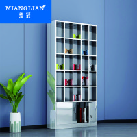 绵冠MINGUAN201不锈钢水杯柜工厂车间员工茶水柜水杯柜收纳柜钢制带锁储物柜碗柜