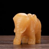 家柏饰(CORATED)玉石大象摆件一对家居办公室装饰象开业乔迁新居礼品