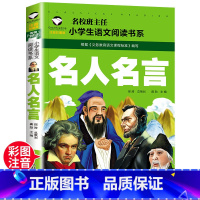 名人名言 [正版]名人名言书经典语录注音版名言佳句辞典 一二年级三年级课外阅读书籍好词好句 儿童励志中外名句格言警句读物