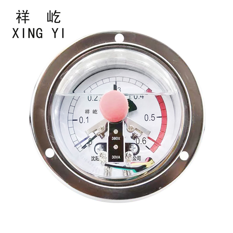 祥屹 耐震电接点压力表轴向带边检测定制型 YTNXC100ZT 块