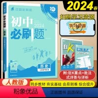 历史 七年级下 [正版]2024新人教版初中必刷题七年级下册历史同步练习册理想数真题培优专项训练初一教辅复习资料七下历史