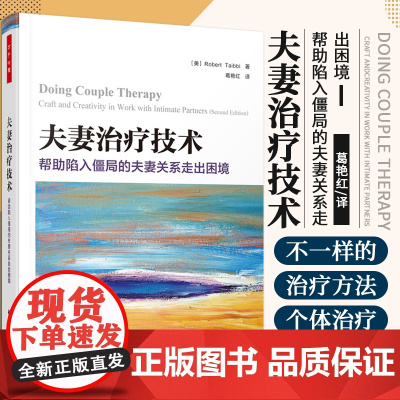 万千心理 夫妻治疗技术帮助陷入僵局的夫妻关系走出困境 罗伯特泰比葛艳红心理治疗心理学书籍学会迎接夫妻治疗的挑战 轻工