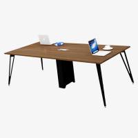 甘柔美会议桌GRM-03H2401尺寸:2400*1200*750mm张