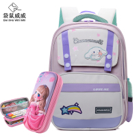 袋鼠威威 学生书包 送双层卡通文具盒 XFH2331-2