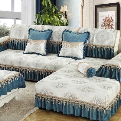SleepyBear欧式沙发垫四季雪尼尔布艺防滑套夏季简约现代沙发盖巾罩垫子定做