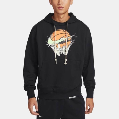 NIKE耐克连帽卫衣运动休闲针织男装套头衫FB7138-010 D