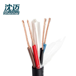 沈迈 铜芯软电缆 ZR-YJVR-0.6/1KV-4*10mm² /米