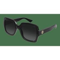 古驰(GUCCI)女士太阳镜黑框灰 lens偏光尼龙镜片时尚百搭配饰日常