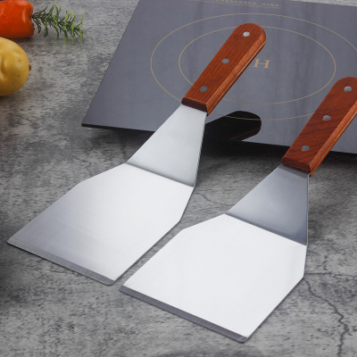 [补贴10%]铁板烧铲子不锈钢煎铲商用油灰刀工具扒铲料理铲炒冰铲平口三角