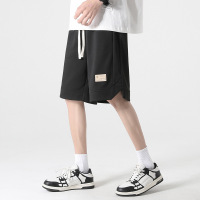休闲短裤男夏季潮牌美式复古宽松抽绳五分裤运动裤子男装