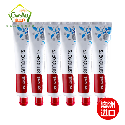 Red Seal 红印 烟民牙膏 100g 6支装