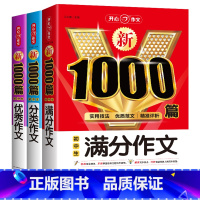 [3本套]满分+优秀+分类 初中通用 [正版]2024初中分类作文1000篇七八九年级高分范文精选素材作文写作技巧人教版