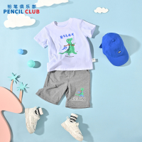 [1件3折]铅笔俱乐部童装2025夏装新款男童短裤儿童卡通裤子小童宝宝五分裤