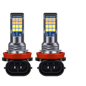 菁普华 汽车专用LED前雾灯泡超亮黄金眼 30ml