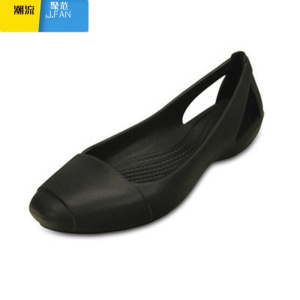 聚范女鞋女式仙安娜休闲平底软底单鞋防滑浅口女鞋凉鞋