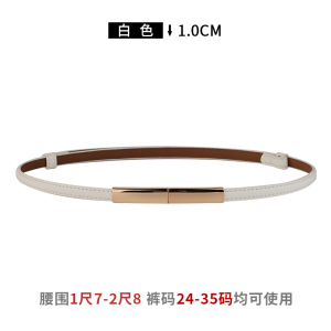 啄木鸟皮带女牛皮真皮配连衣裙子收腰时尚装饰皮带细腰带女士腰链