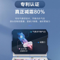海尔(Haier)100升 家用卧式冰柜 冷柜 小冰箱 减霜80% 一级能效 断电保护 带脚轮BC/BD-100GHDT