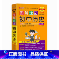 初中历史 初中通用 [正版]2024版pass图解速记初中历史速查速记RJ人教版统编思维导图重难点基础知识常考清单中考真