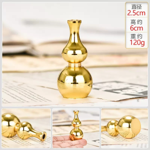 美帮汇铜开口葫芦摆件小号挂件 客厅电视柜酒柜家居装饰品