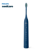 飞利浦(PHILIPS)电动牙刷S3 生日礼物 情侣款送男生/女友 柔和亮白刷头小羽刷 5种模式深藏蓝HX2471/01