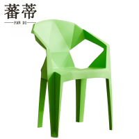 蕃蒂塑料凳绿色把