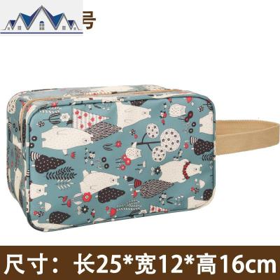 浴兜女洗澡包手提防水洗浴健身洗漱收纳沐浴网红化妆袋便携大容量 三维工匠收纳包