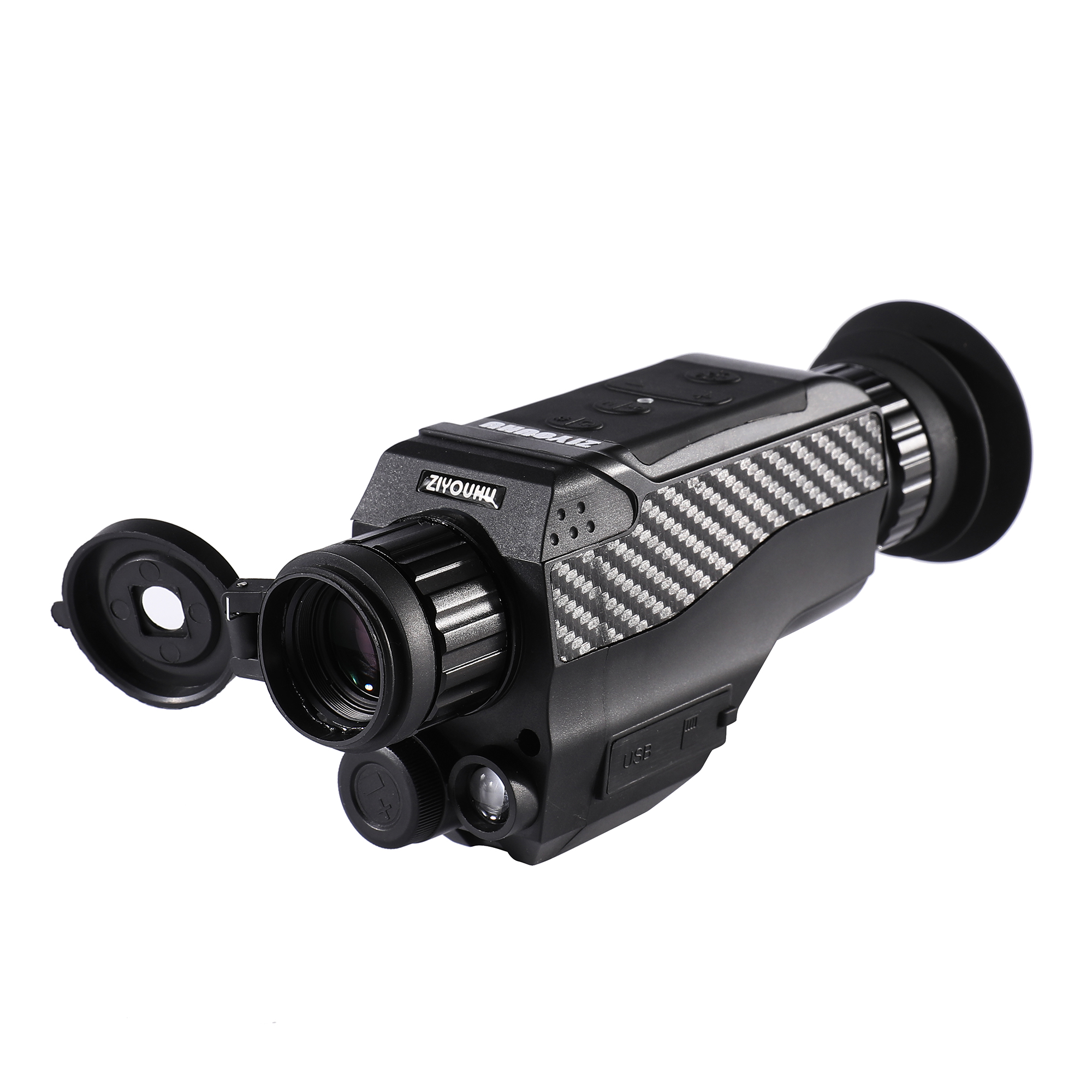 自由虎记录仪数码夜视仪4-32红外高清全景微光高倍拍照录像望远镜