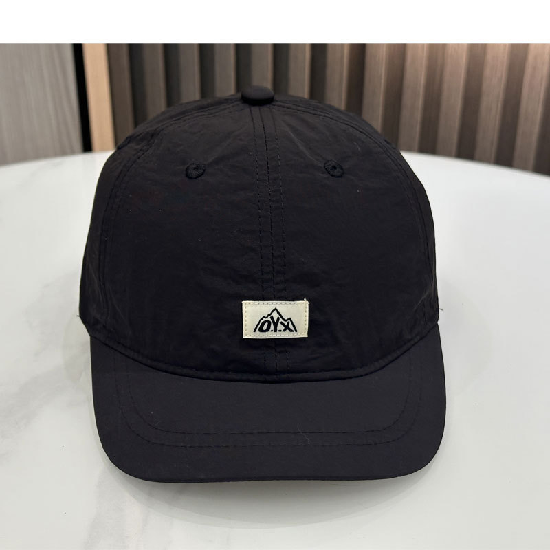 日系情侣款短檐速干棒球帽子女薄款户外软顶鸭舌帽男运动遮阳帽