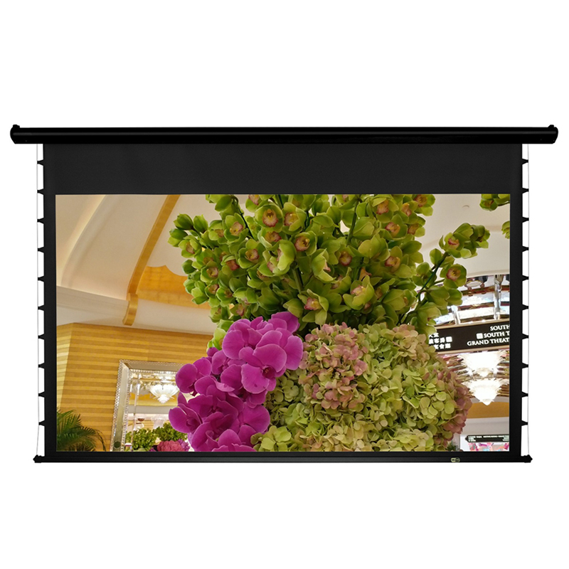 经科JK电动拉线投影幕布M3-AT/300s拉绳编织透声幕120寸4:3