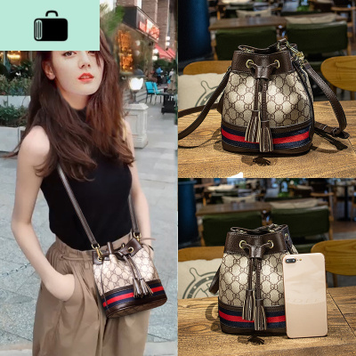 水桶小包包女2020新款潮百搭女士单肩春夏斜挎包时尚印花女包手提NEW LAKE女斜挎包